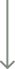 A simple gray downward arrow on a white background.